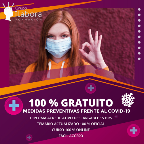 Curso Gratuito de Medidas Preventivas Frente al Covid-19 ilabora - banner ilabora covid - iLabora Formación