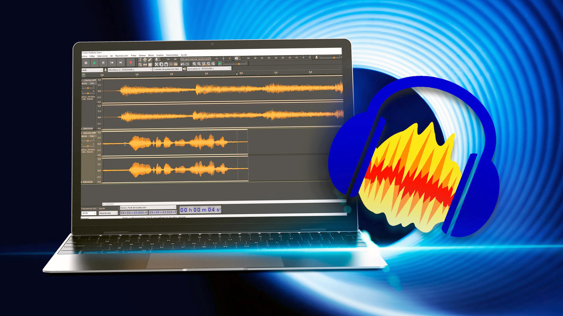 manejo de audacity