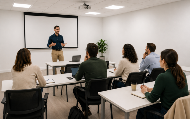 Alquiler de aulas en Asturias para formación